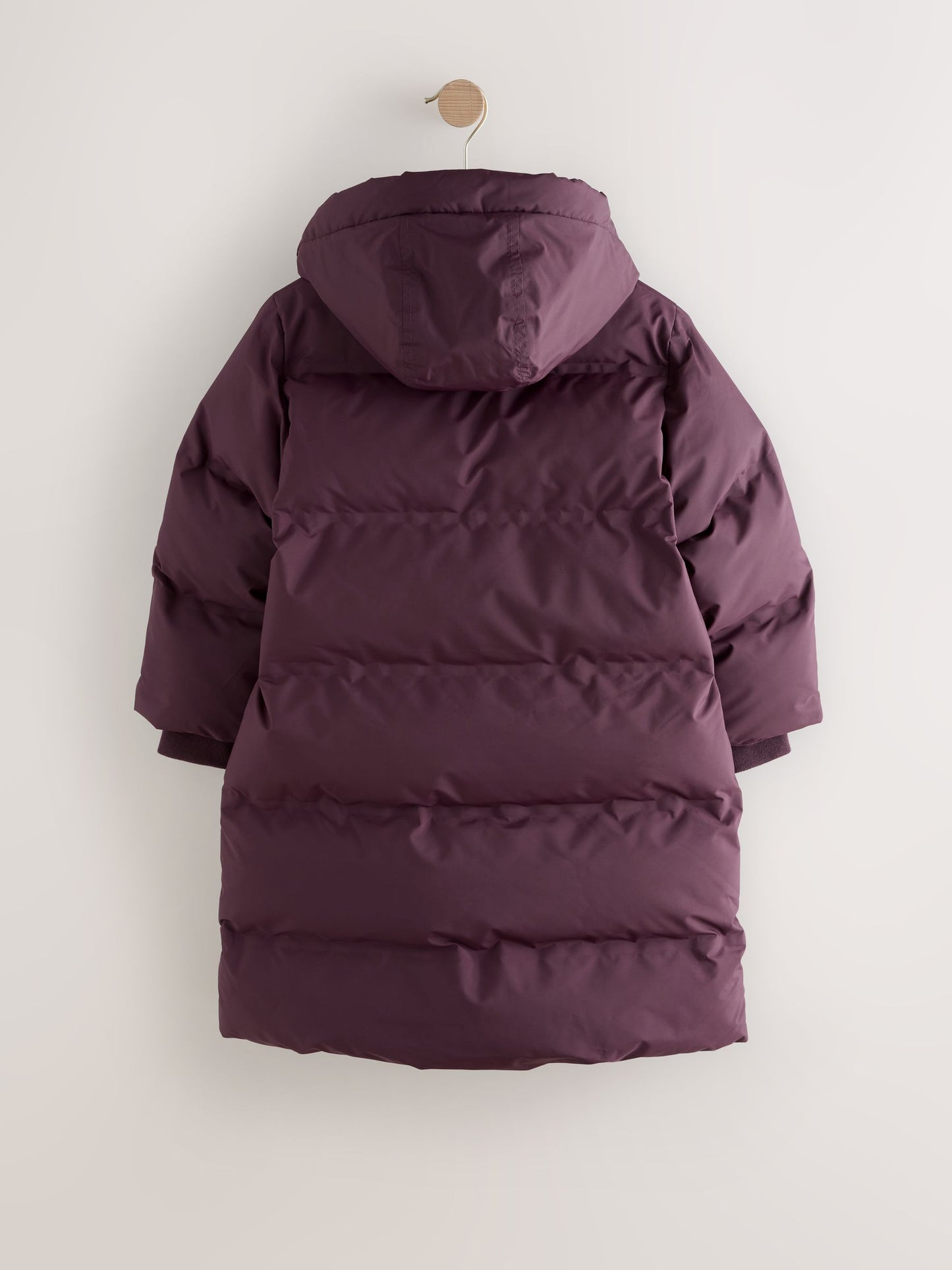 Bordo Kırmızı Polar Astarlı Kapitone Mont (3–16 Yaş)