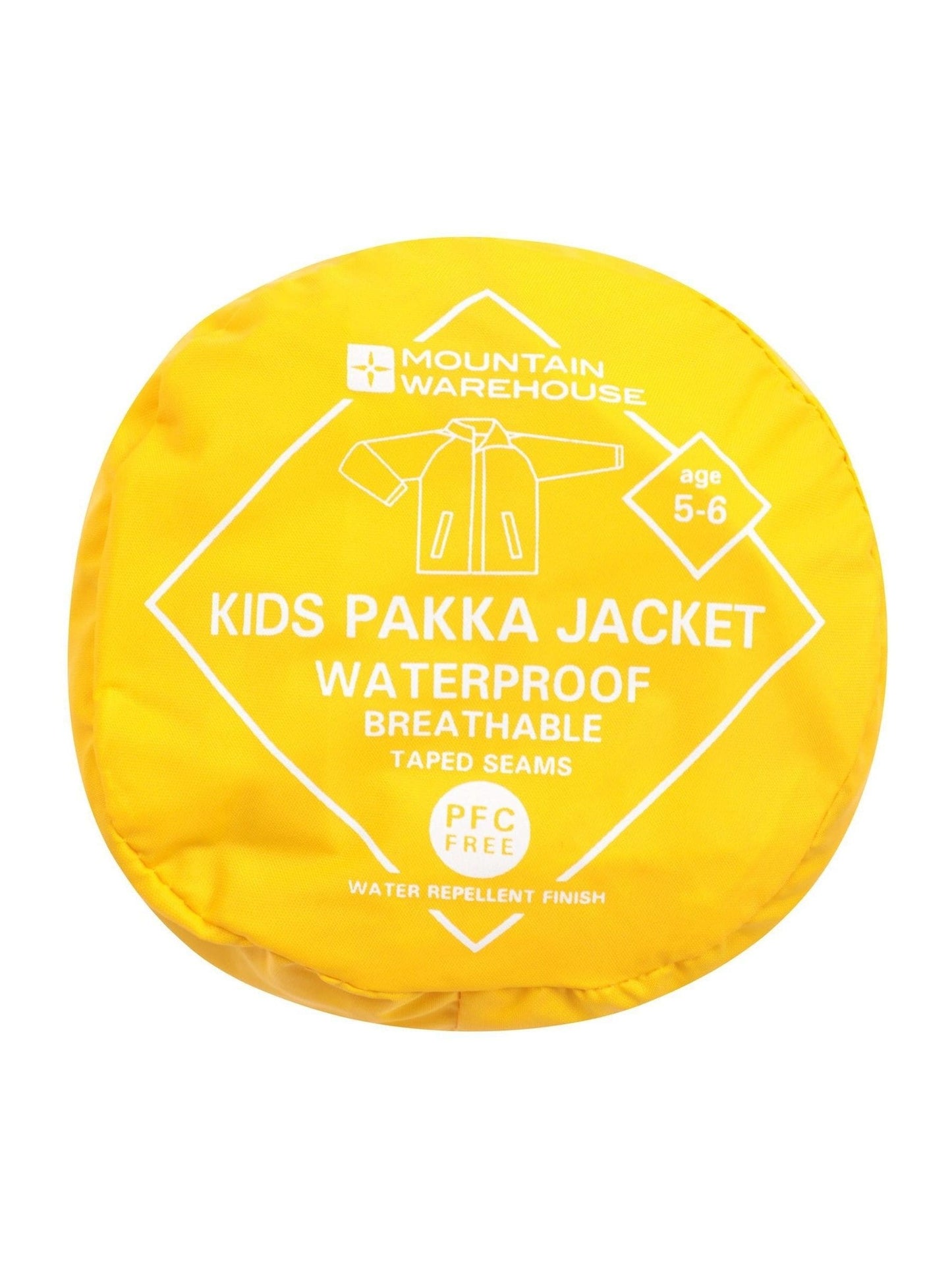 Mountain Warehouse Yellow Pakka II Waterproof Jacket