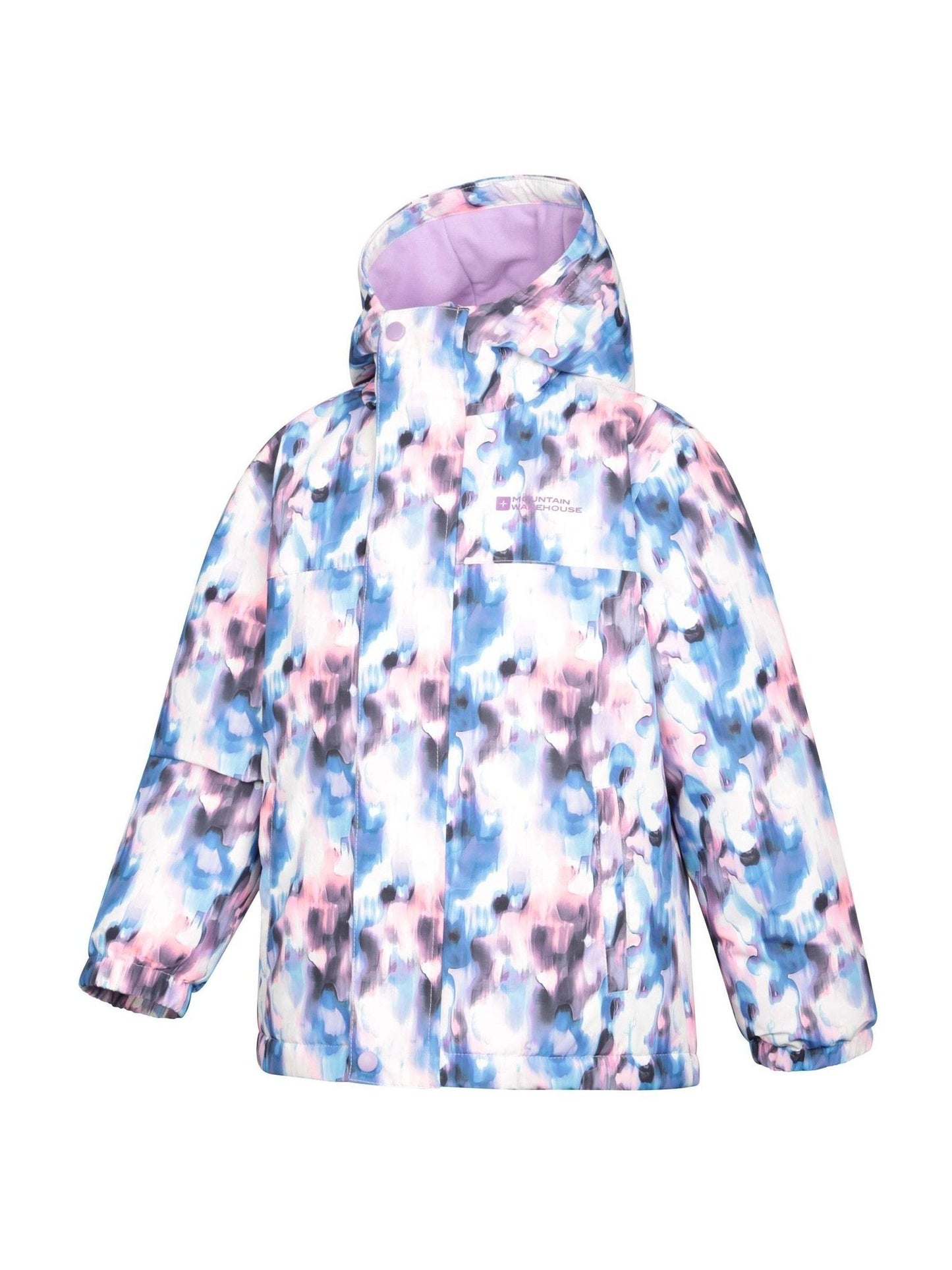 Mountain Warehouse Purple Polar Zone Kids Snow Jacket Jogges Set