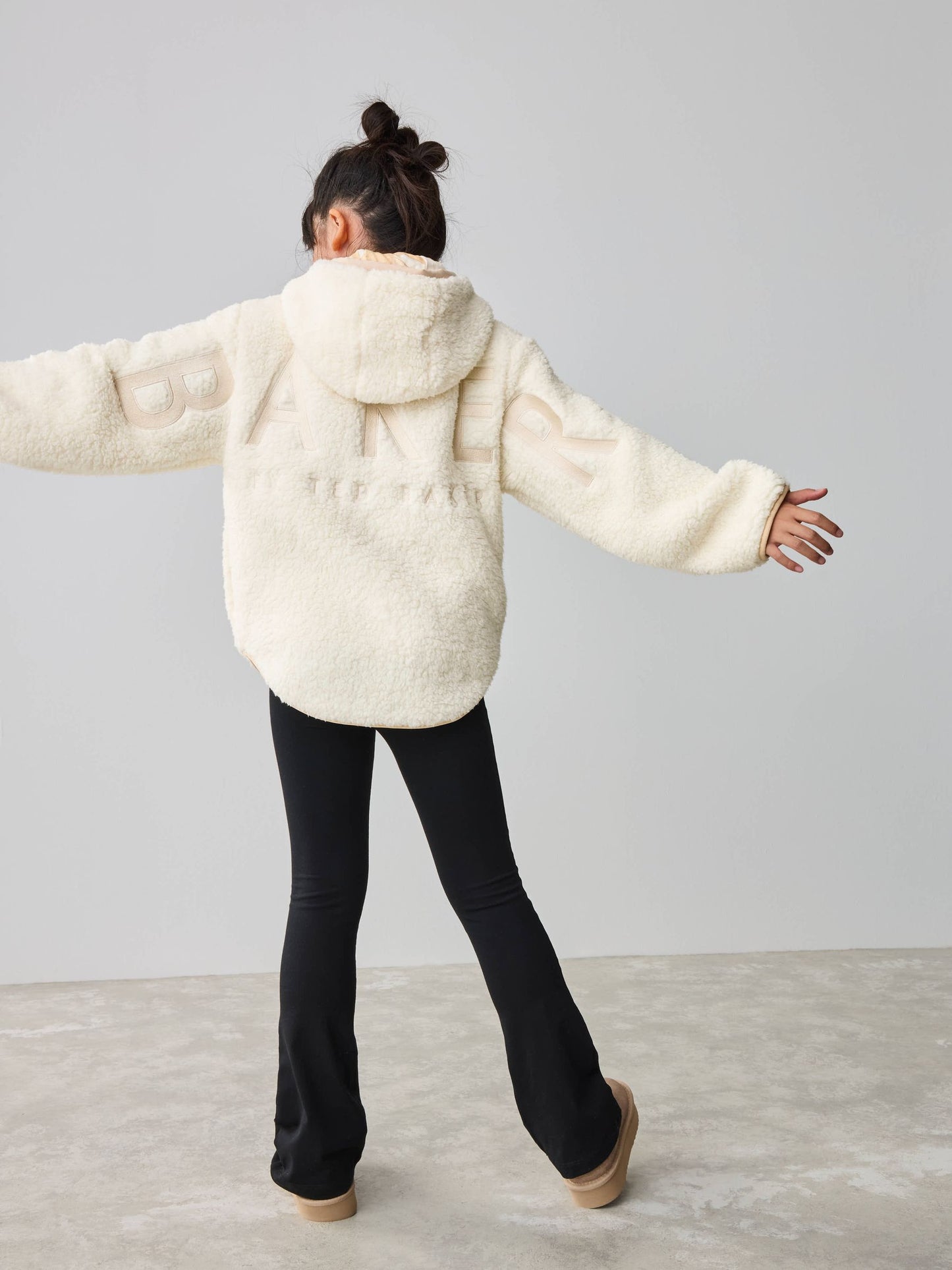 Baker by Ted Baker Fermuarlı Kapüşonlu Polar Ceket