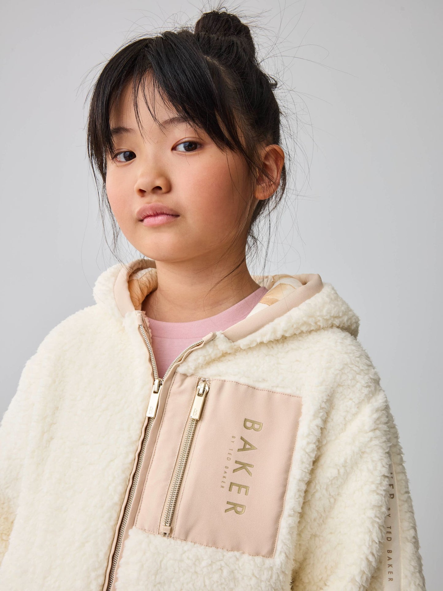 Baker by Ted Baker Fermuarlı Kapüşonlu Polar Ceket