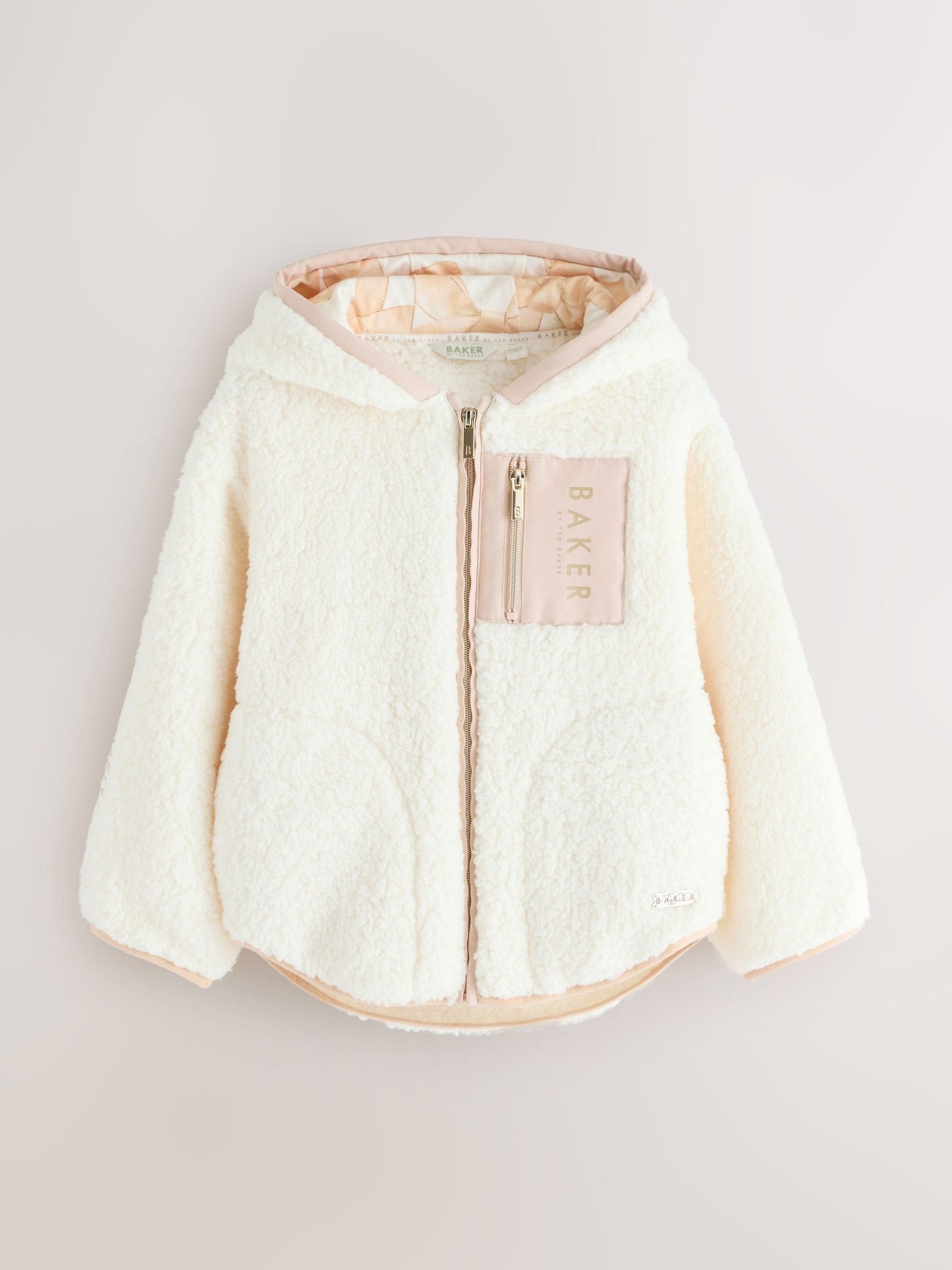 Baker by Ted Baker Fermuarlı Kapüşonlu Polar Ceket