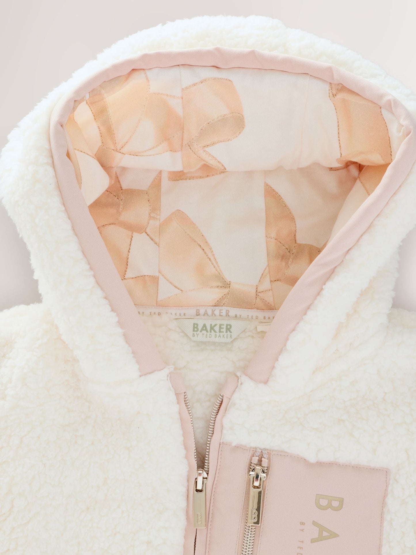 Baker by Ted Baker Fermuarlı Kapüşonlu Polar Ceket