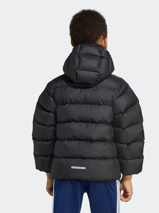 adidas Black Synthetic Down Little Kids Jacket
