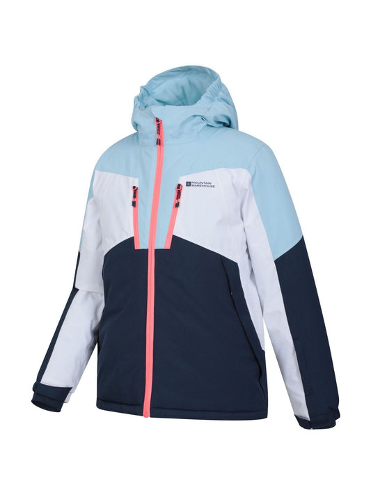 Mountain Warehouse Blue Kids Galactic II Extreme Waterproof Ski Jacket