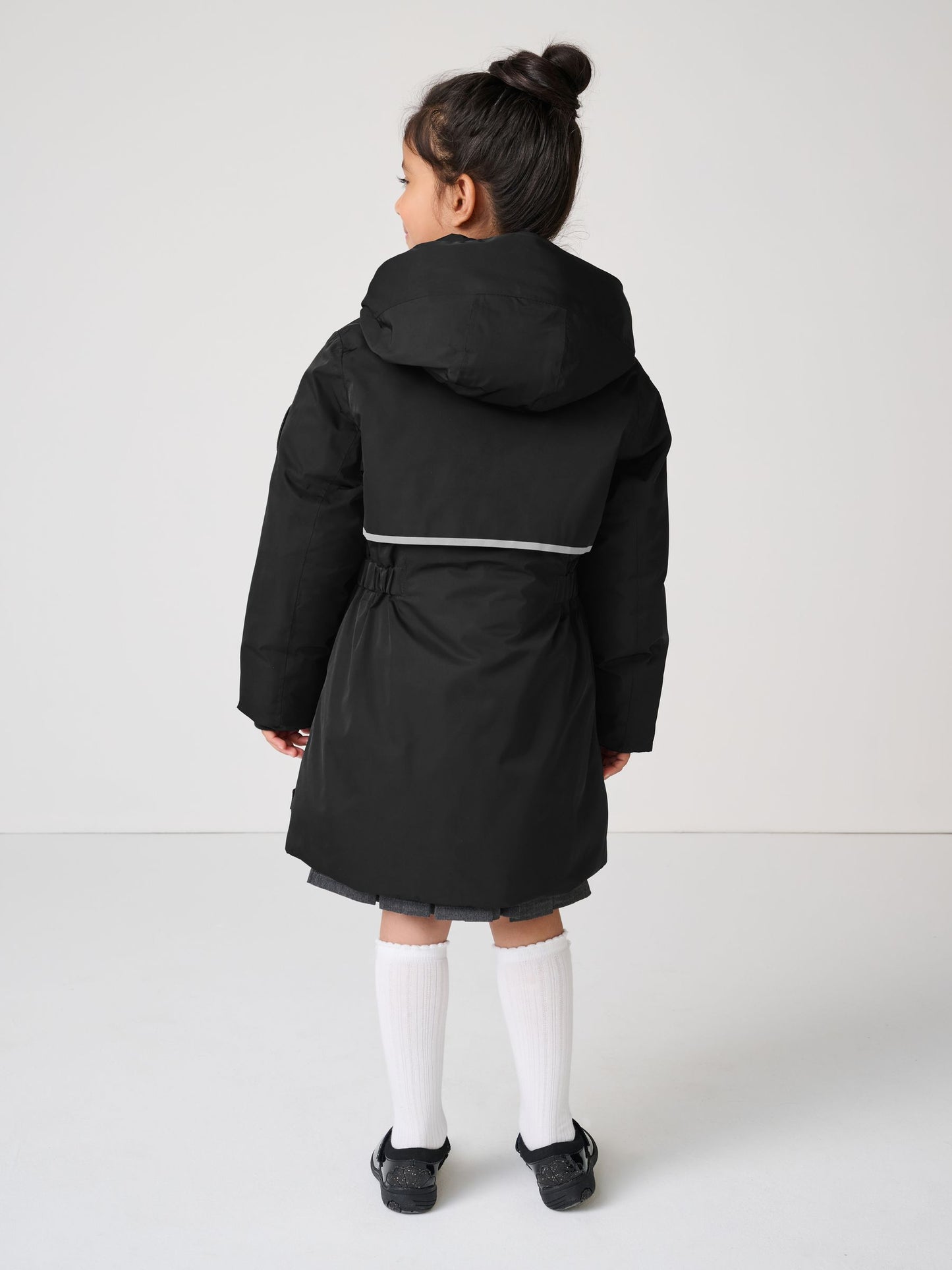 Clarks Black Waterproof Padded Tech Coat