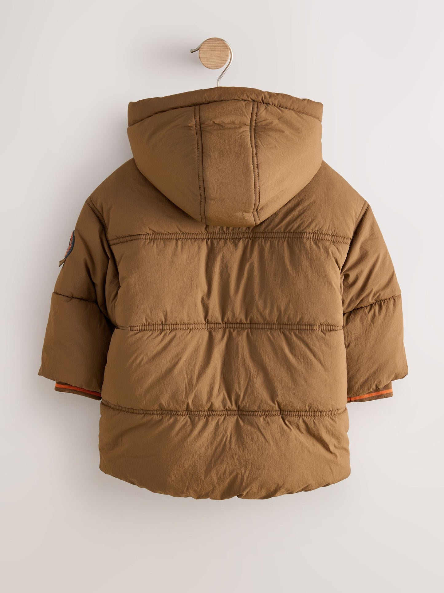 Kahverengi Borg Astarlı Dolgulu Mont (3 Ay – 7 Yaş)