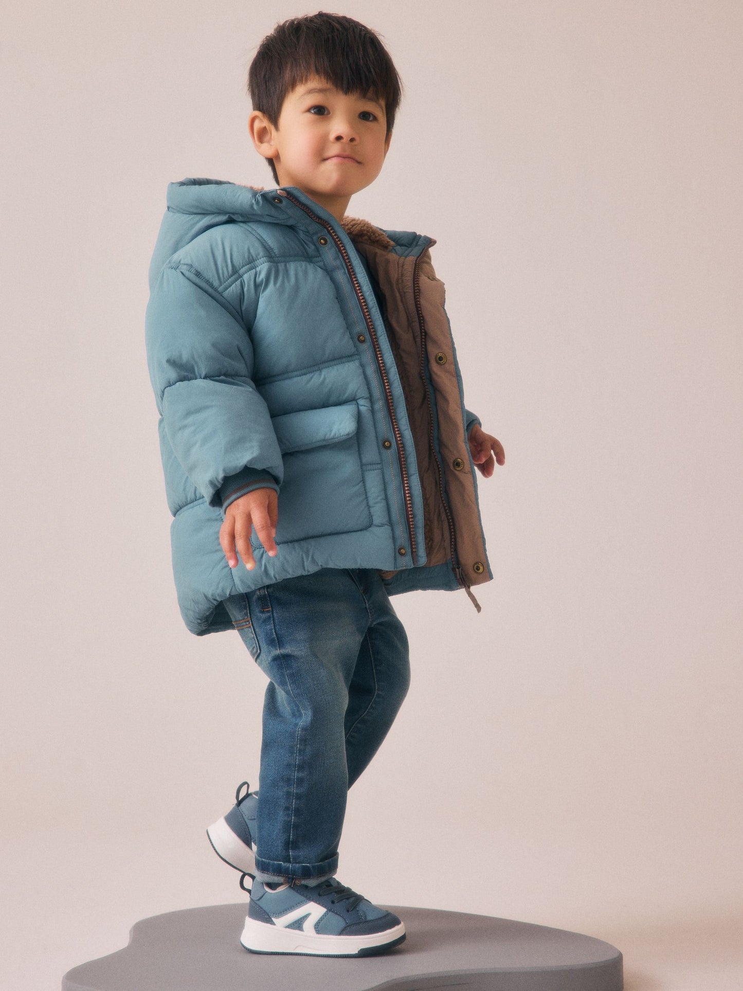 Mavi Borg Astarlı Dolgulu Mont (3 Ay – 7 Yaş)