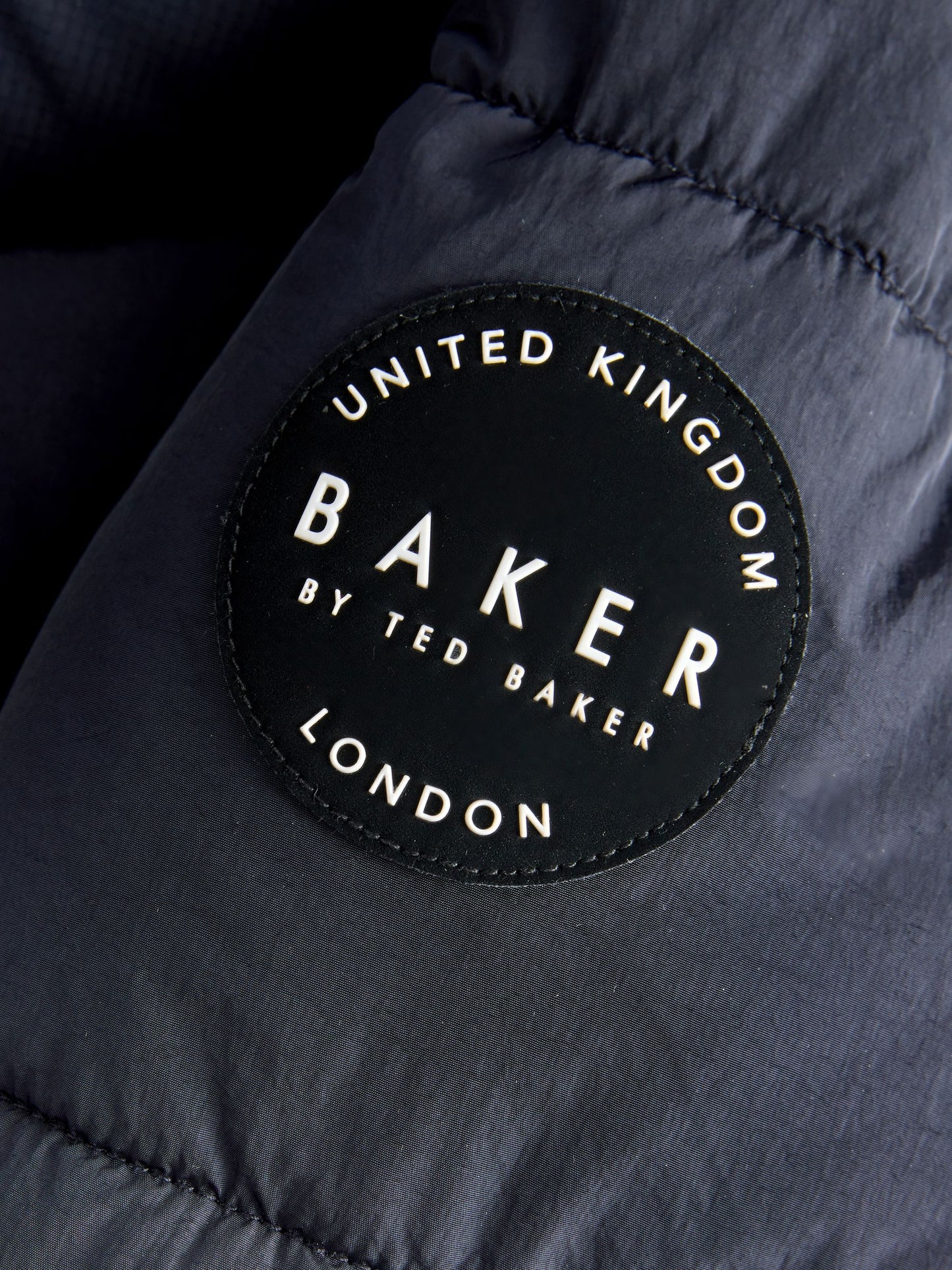 Baker by Ted Baker Lacivert Suya Dayanıklı Dolgulu Çocuk Montu