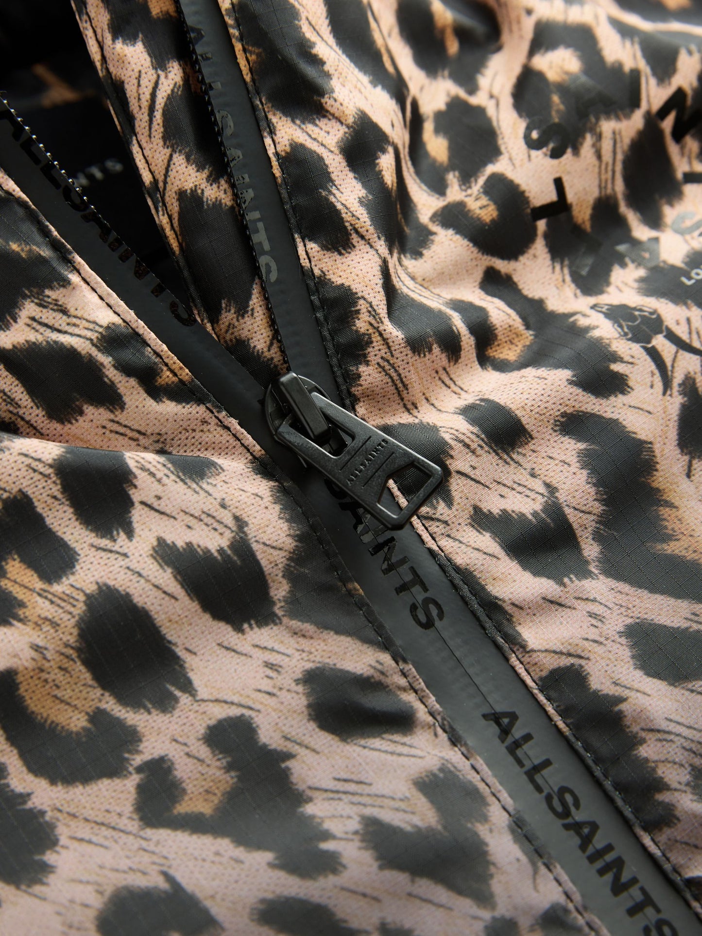 smALLSAINTS Leopard Print Younger Girls Coat