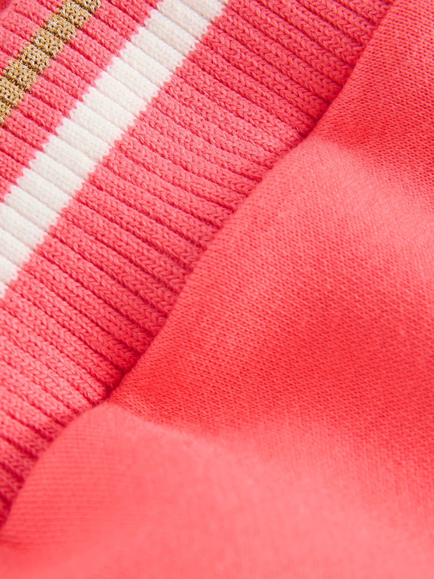 Baker by Ted Baker Coral Pink Varsity Back Print Bomber Jacket