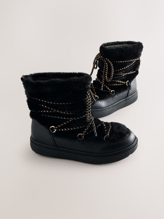 Black Borg Water Resistant Boots