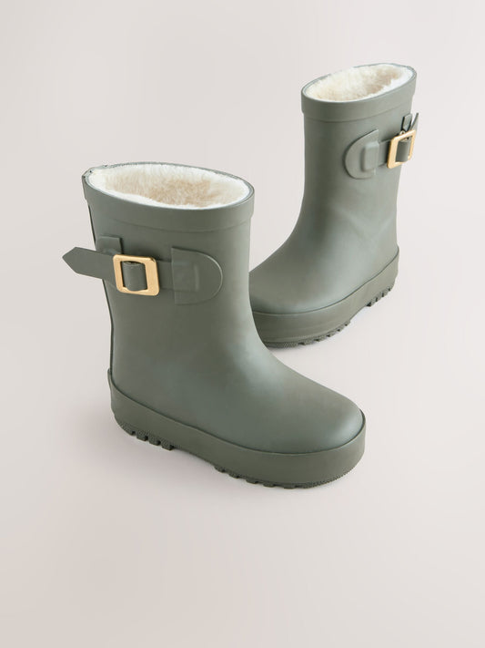 Yeşil Tokalı Yağmur Çizmesi