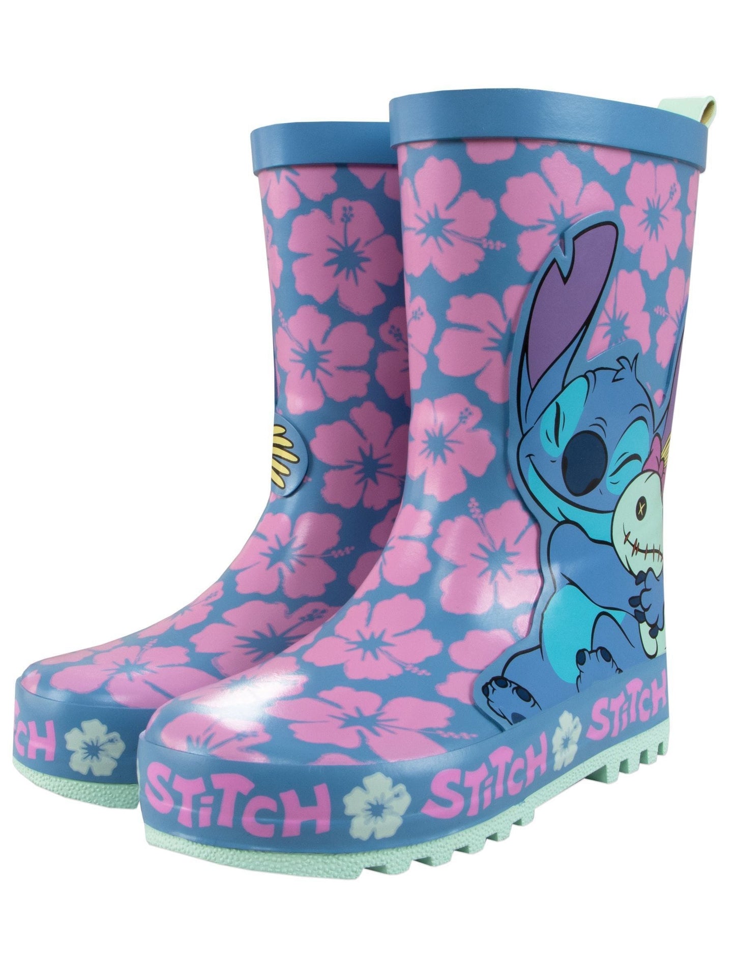 Mavi Disney Lilo & Stitch Desenli Yağmur Çizmesi