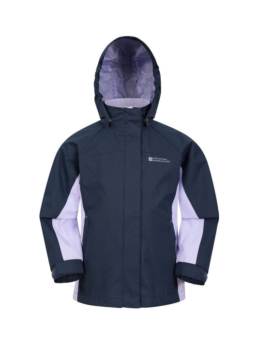 Mountain Warehouse Blue Kids Shelly II Waterproof Jacket