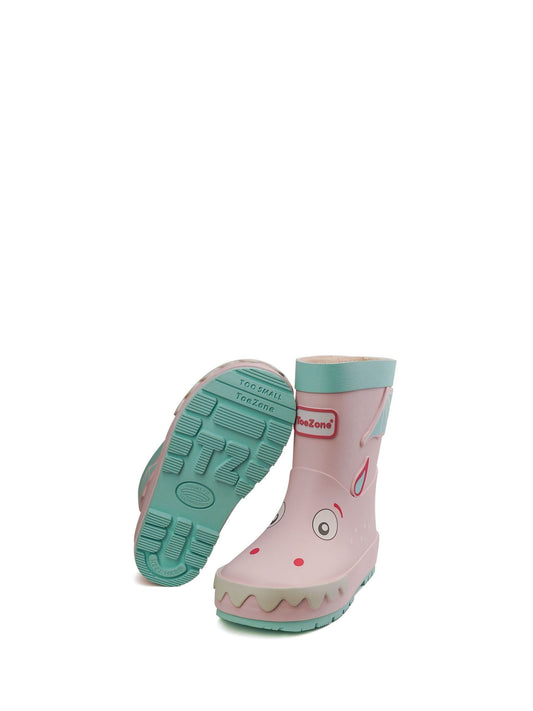 Toezone Kids Rain Boots Wellies