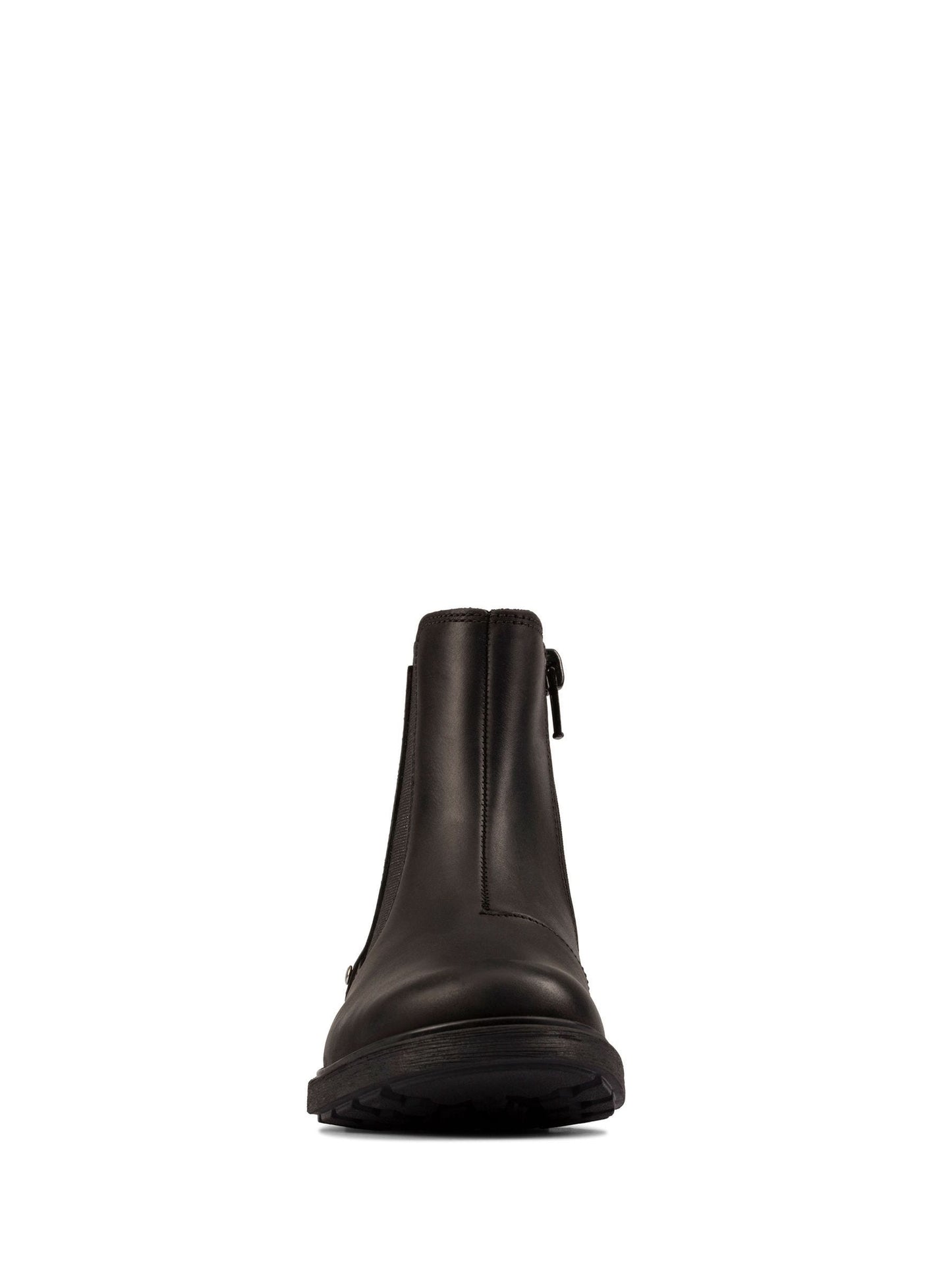 Clarks Black Standard Fit (F) Older Girls Astrol Orin Boots