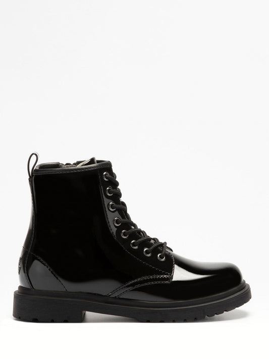 Lelli Kelly Harper Lace Up Black Boots