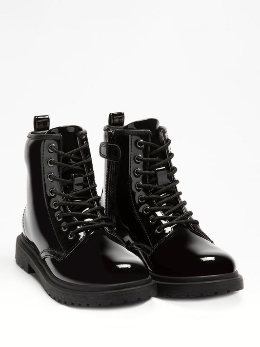 Lelli Kelly Harper Lace Up Black Boots