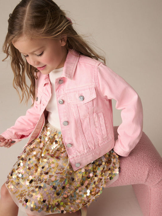 Pink Western 100% Cotton Jacket (3-16yrs)