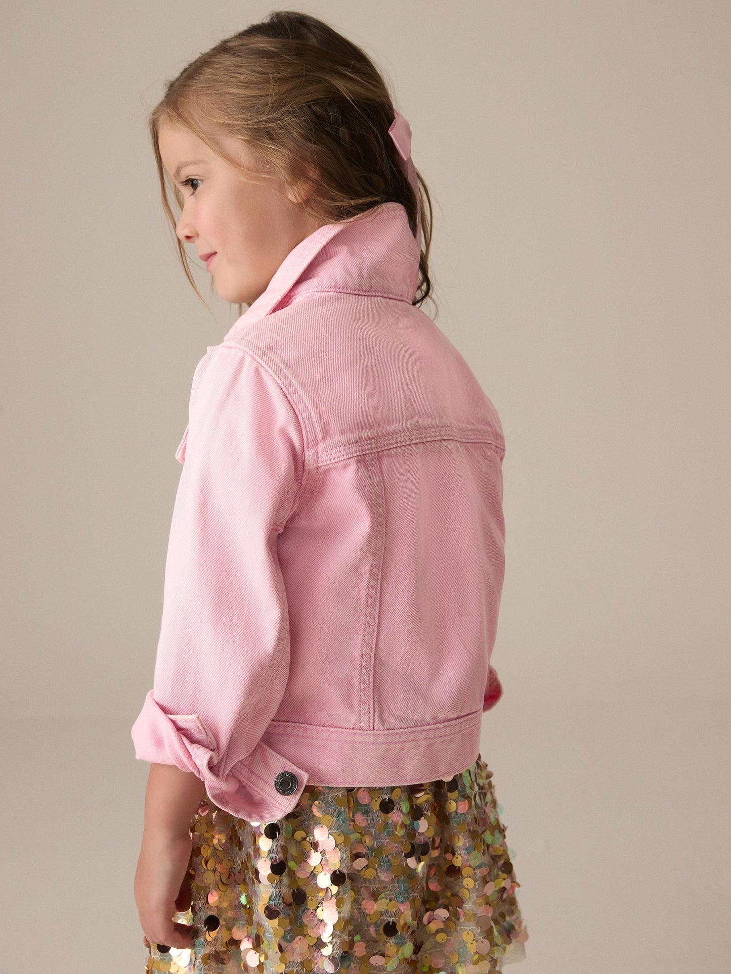 Pink Western 100% Cotton Jacket (3-16yrs)