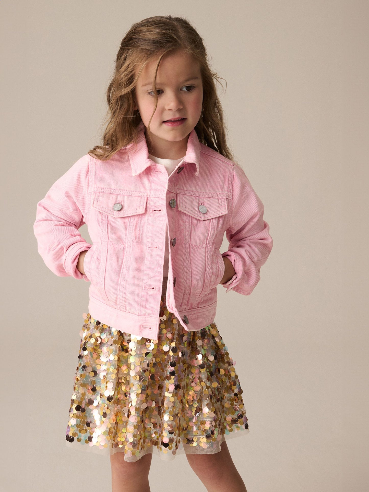 Pink Western 100% Cotton Jacket (3-16yrs)