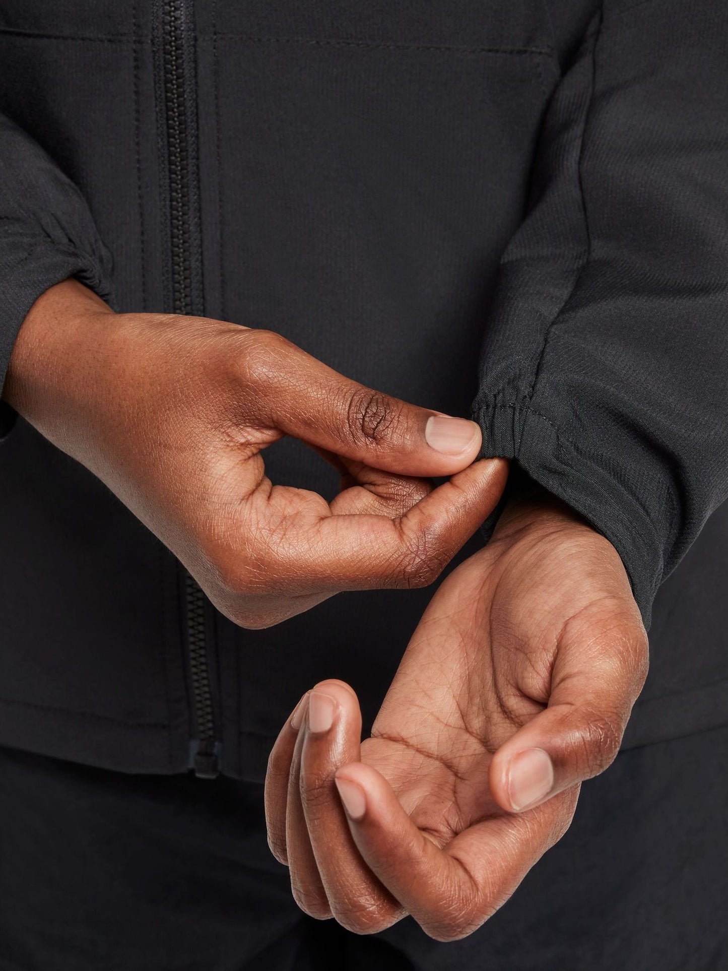 Nike Black Dri-FIT UV Woven Training Jacket