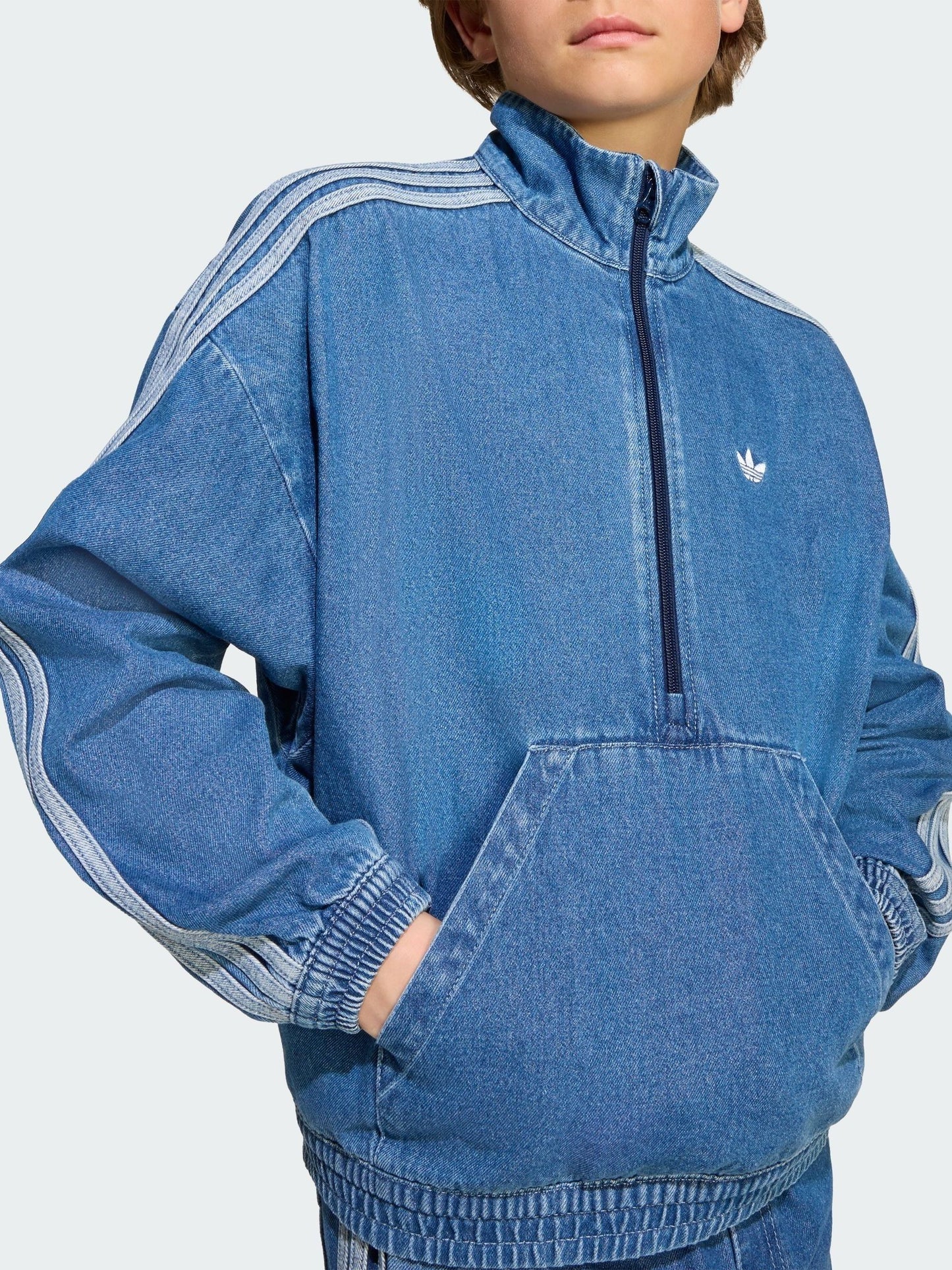 adidas originals Blue Denim Jacket Kids