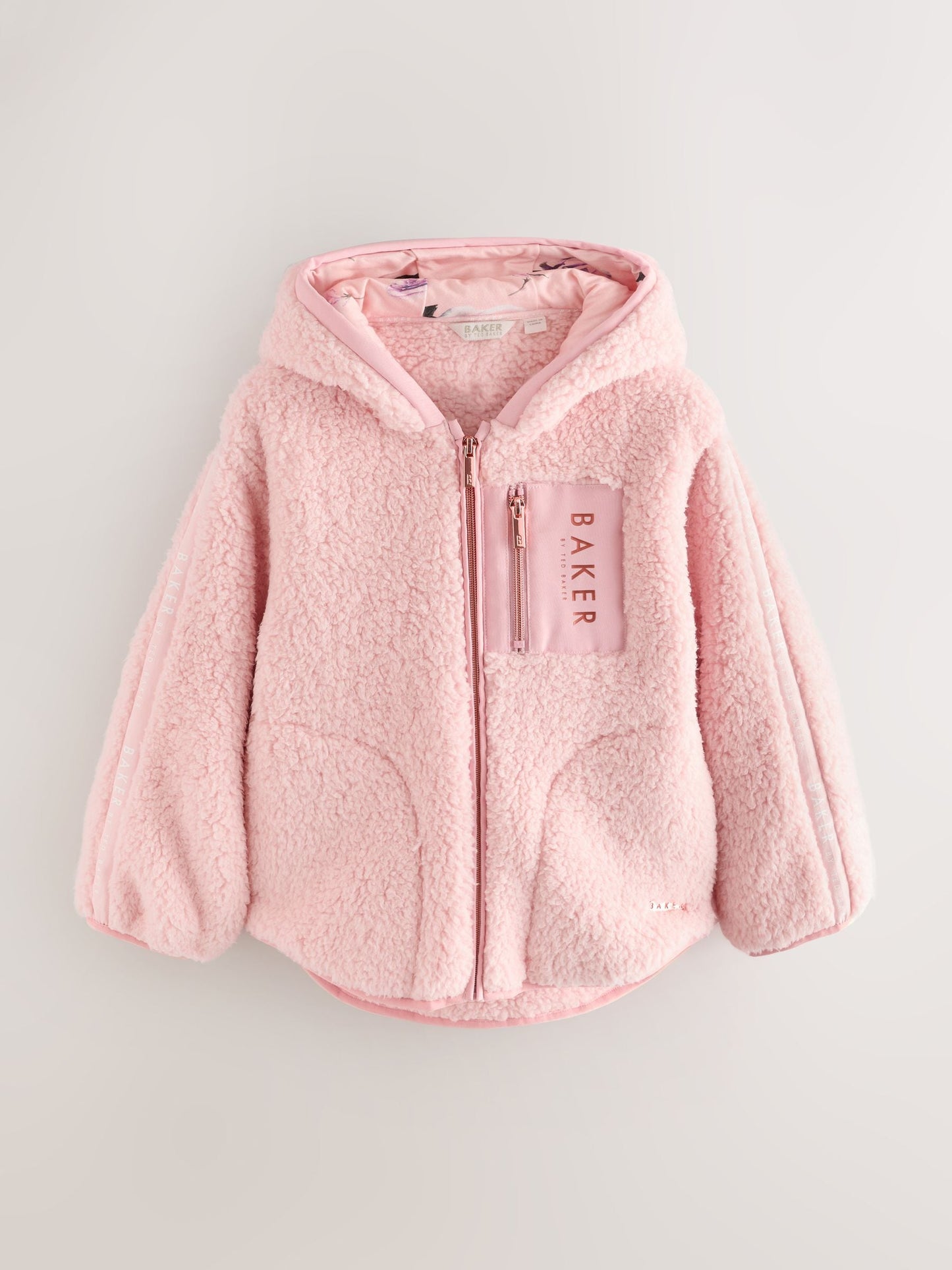 Baker by Ted Baker Fermuarlı Kapüşonlu Polar Ceket