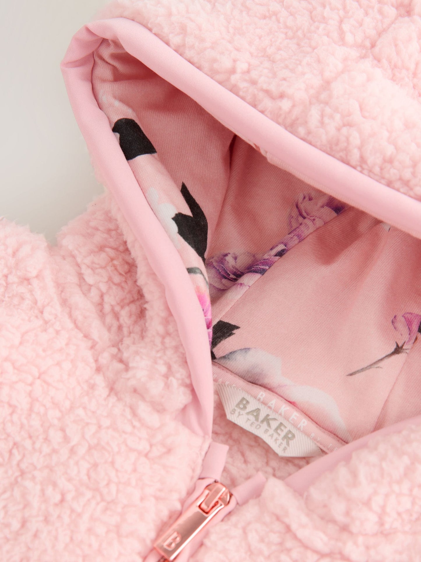 Baker by Ted Baker Fermuarlı Kapüşonlu Polar Ceket
