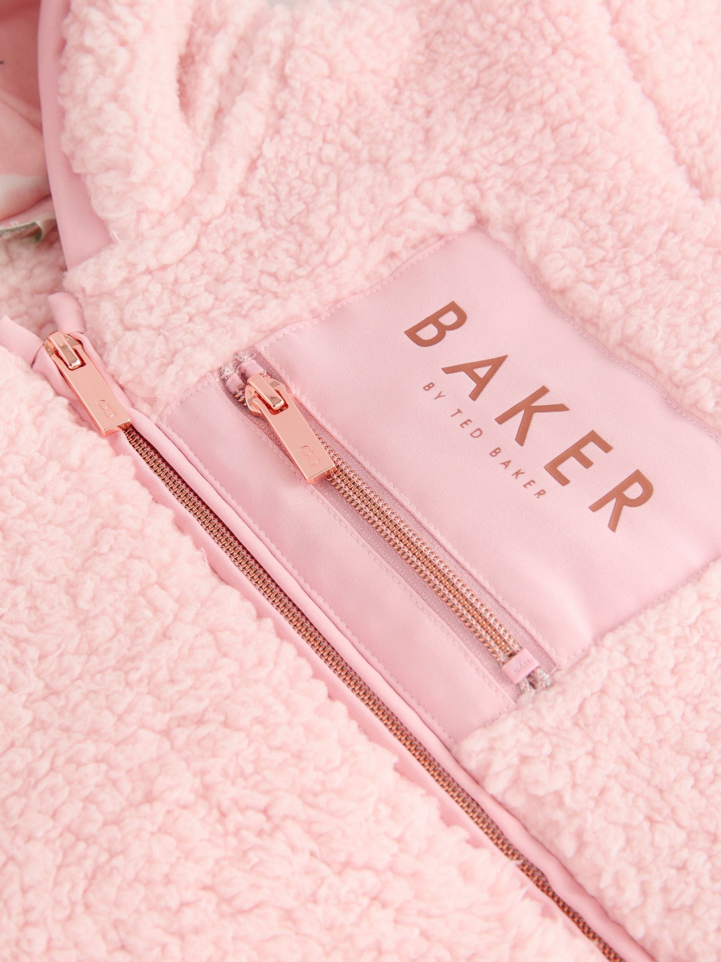 Baker by Ted Baker Fermuarlı Kapüşonlu Polar Ceket