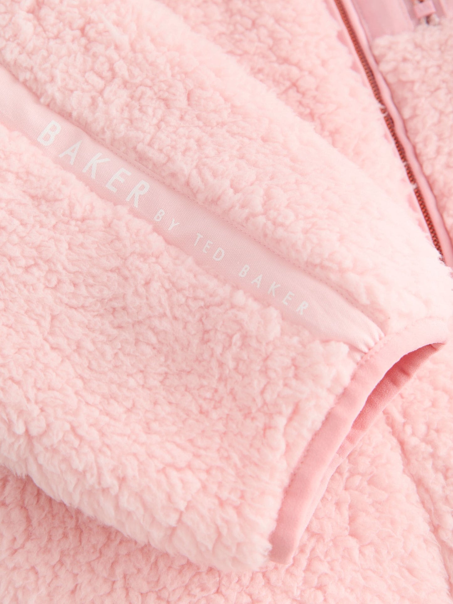 Baker by Ted Baker Fermuarlı Kapüşonlu Polar Ceket
