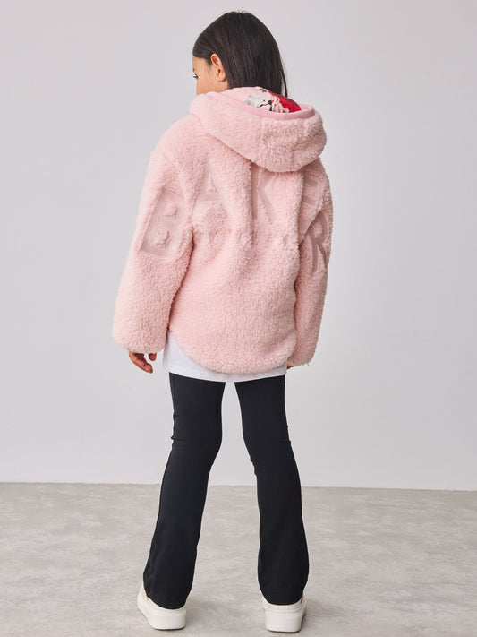 Baker by Ted Baker Fermuarlı Kapüşonlu Polar Ceket