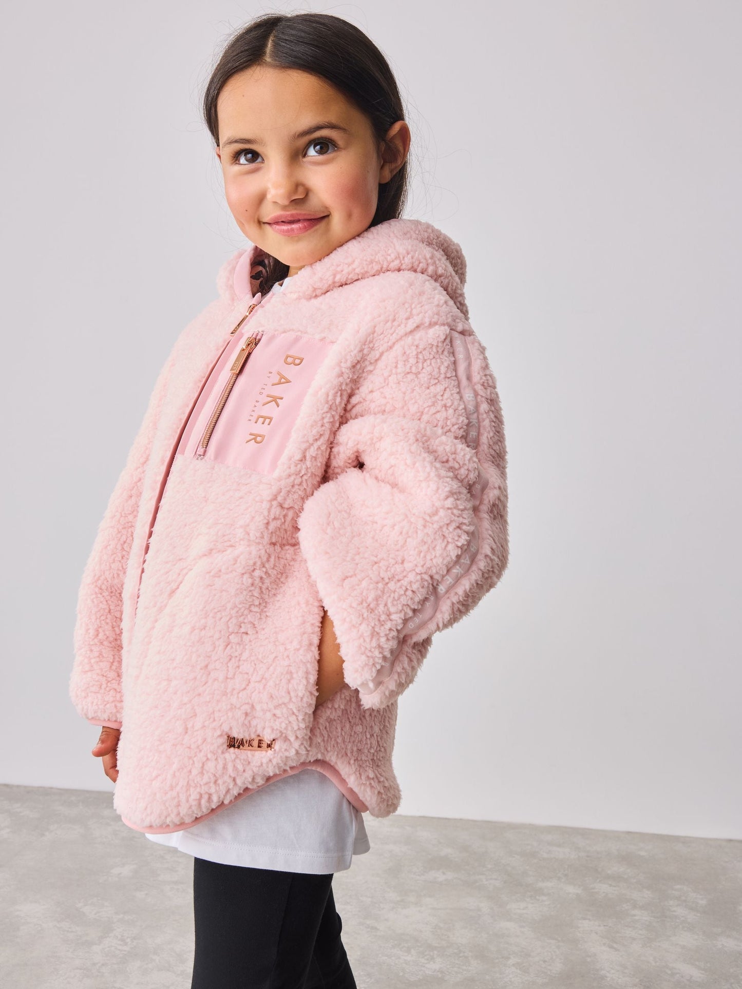 Baker by Ted Baker Fermuarlı Kapüşonlu Polar Ceket