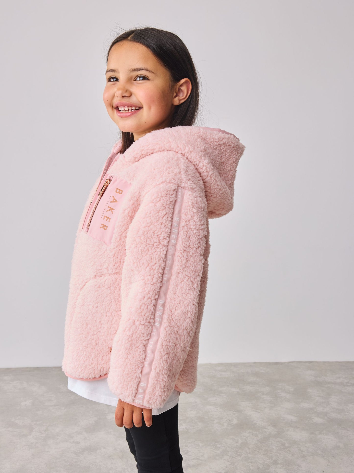 Baker by Ted Baker Fermuarlı Kapüşonlu Polar Ceket