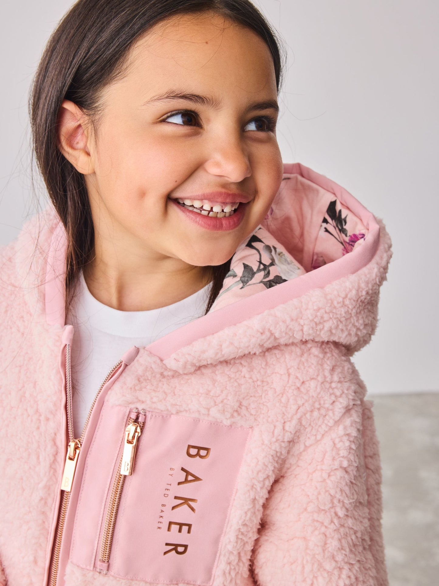 Baker by Ted Baker Fermuarlı Kapüşonlu Polar Ceket