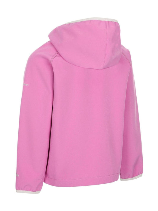 Trespass Kids Pink Kian Softshell Jacket