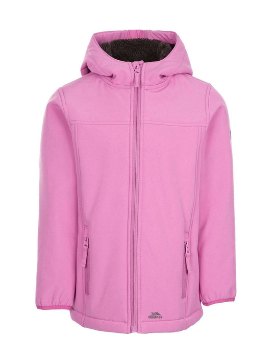 Trespass Kids Pink Kristen Softshell Jacket
