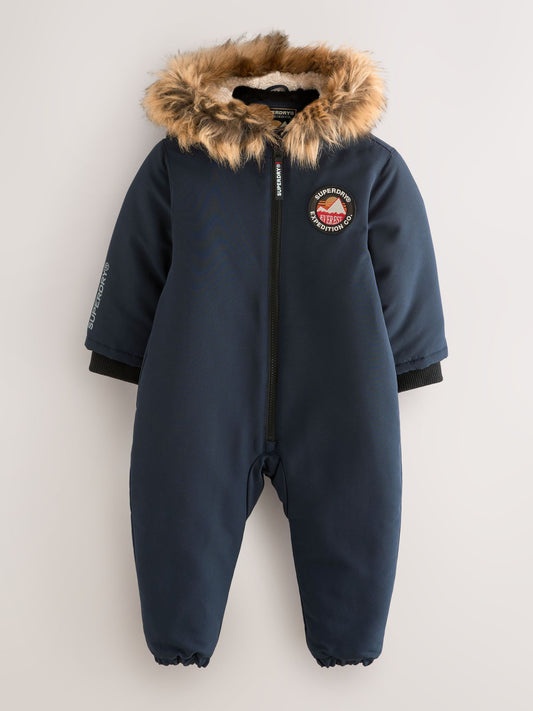 Superdry Lacivert Everest Kar Tulumu