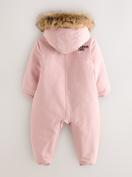 Superdry Açık Pembe Everest Kar Tulumu