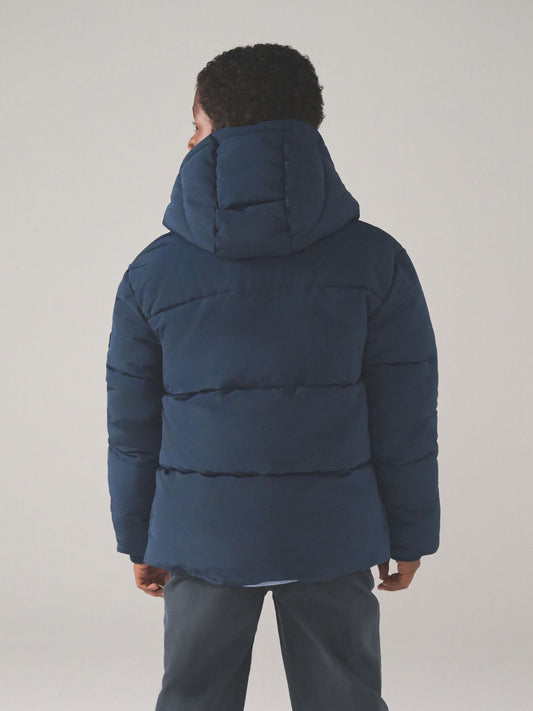 Superdry Navy Puffer Coat