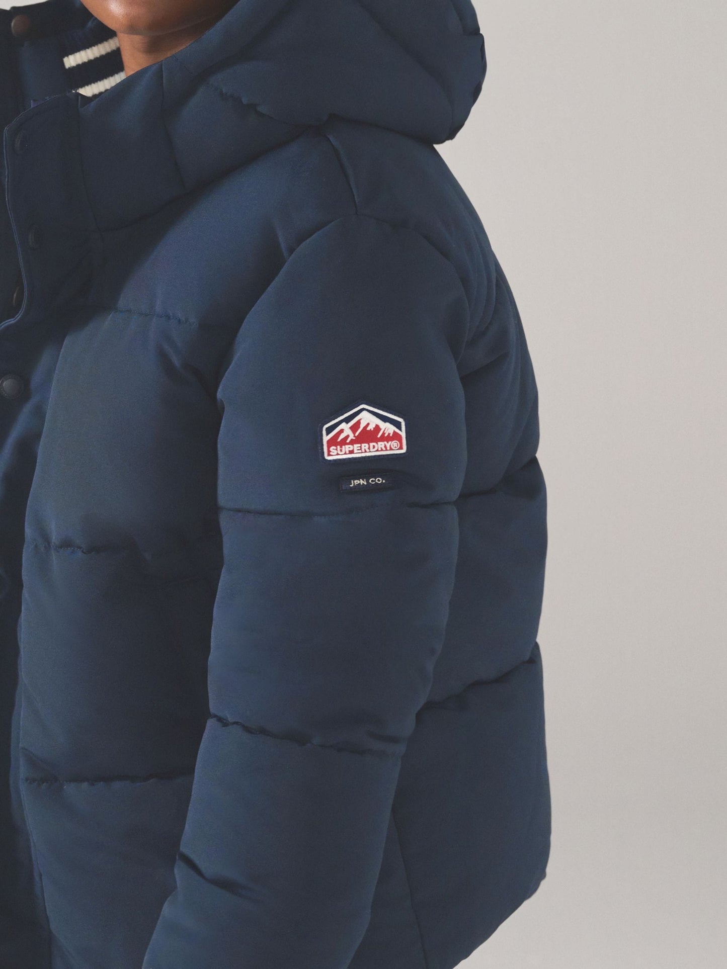 Superdry Navy Puffer Coat