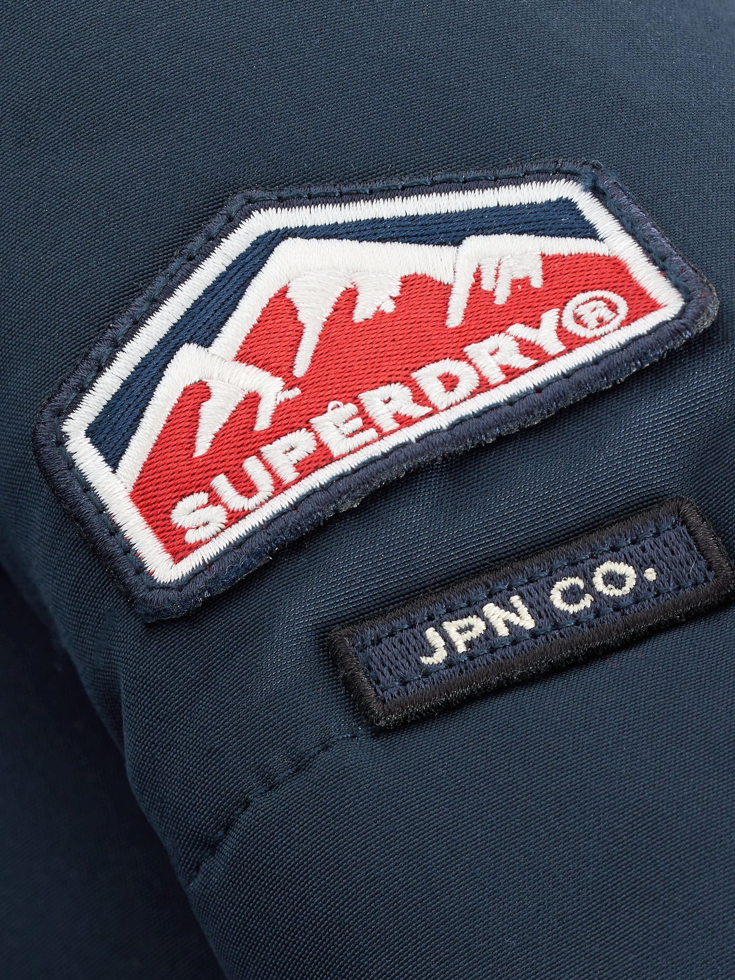 Superdry Navy Puffer Coat