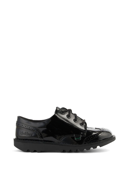 Kickers Black Kick Lo Brogues