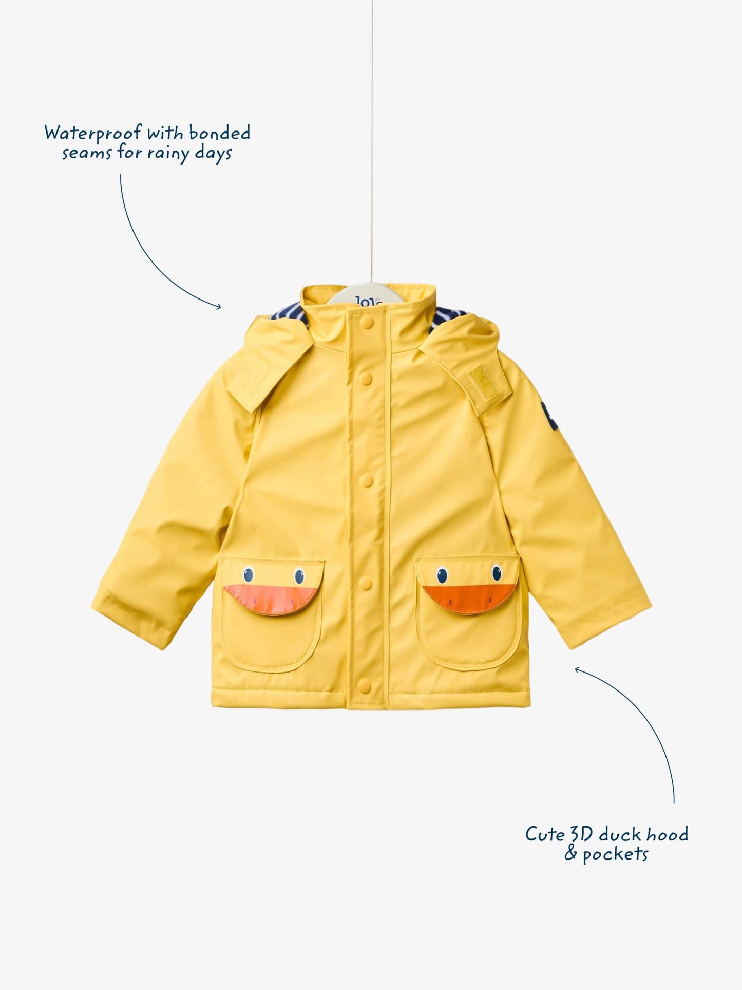 JoJo Maman Bébé Yellow Duck Waterproof Jacket