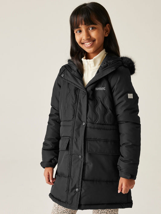 Regatta Black Fabrizia II Heavyweight Water Replellent Jacket