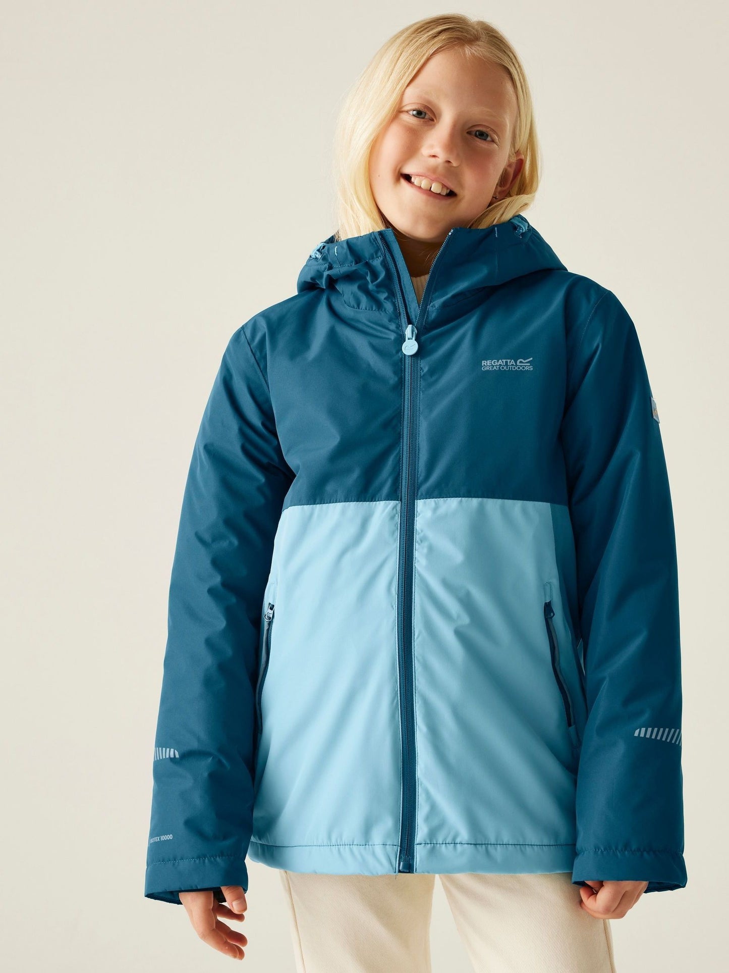 Regatta Blue Hillain Warm Lined Waterproof Borg Lined Jacket