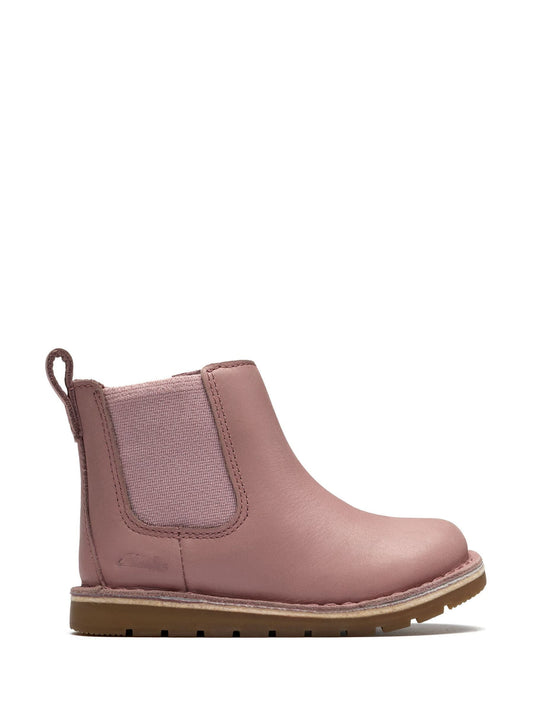 Clarks Pink Clarks Kids Joyful Sky Boots