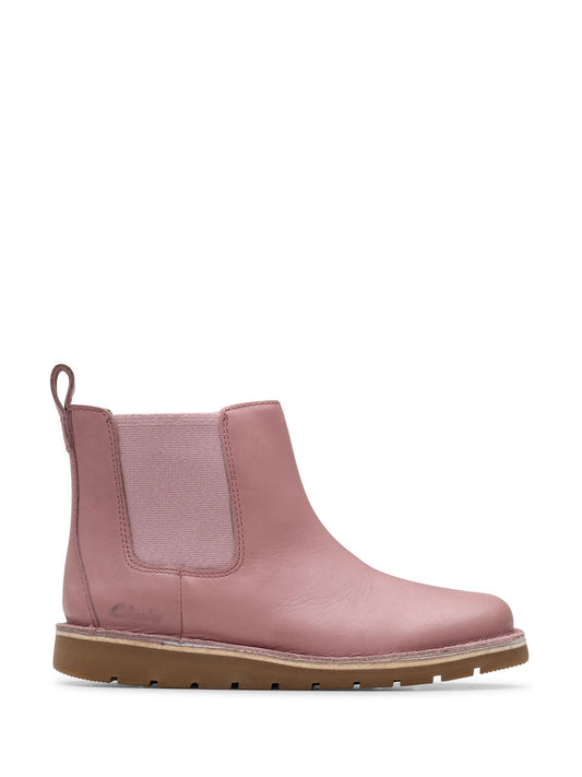 Clarks Dusty Pink Standard Fit (F) Toddler Joyful Sky Boots