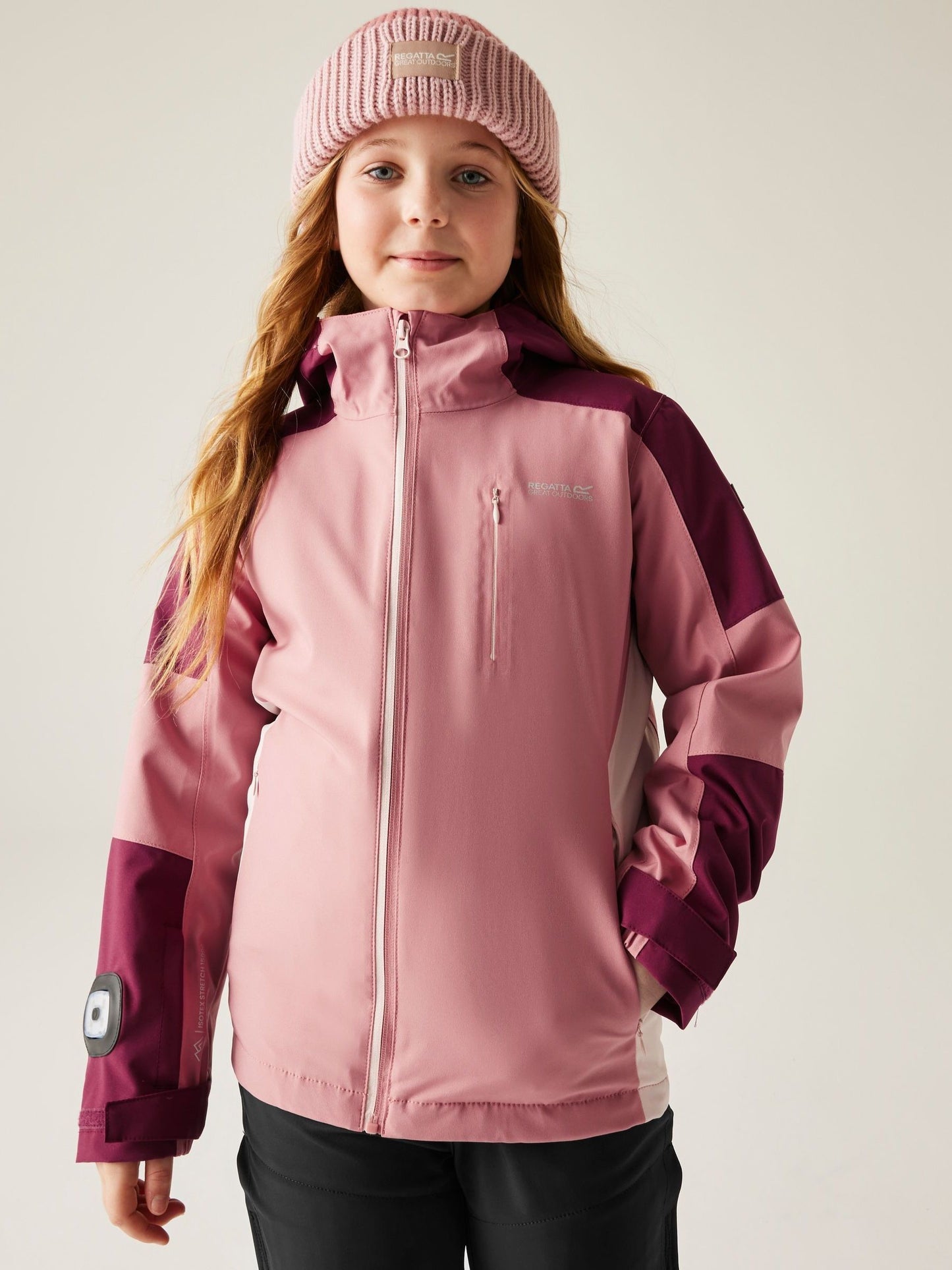 Regatta Pink Trekktain 3-In-1 Waterproof Torch Jacket